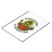 Carnet Funny Frog St.Patrick's Day (Côté gauche)