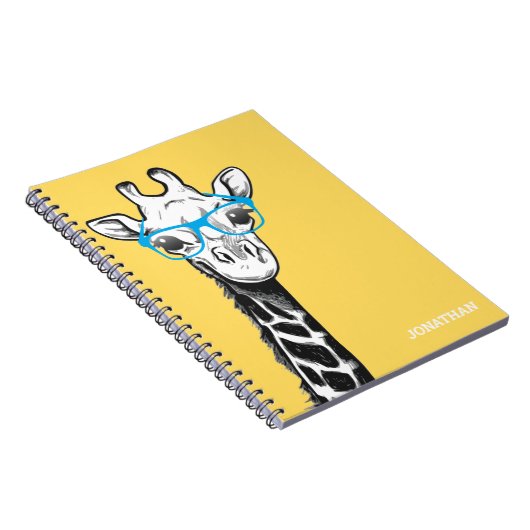 Carnet Funny Geek Giraffe (Côté Droit)