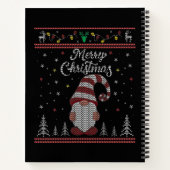 Carnet Funny Gnome Joyeux Noël (Dos)