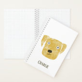 Carnet Funny Golden Labrador Retriever Chien Nom personna (À l'intérieur)