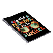 Carnet Funny Graduation Goodbye Préscolaire Bonjour été (Côté Droit)