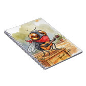 Carnet Funny Guitar Fly Art (Côté Droit)