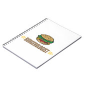 Carnet Funny Hamburger (Côté gauche)