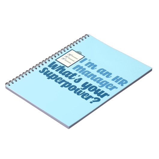 Carnet Funny Human Resources Superhero (Côté gauche)