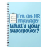 Carnet Funny Human Resources Superhero (Devant)