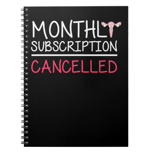 Carnet Funny Hysterectomy Support Uterus Remoding (Devant)