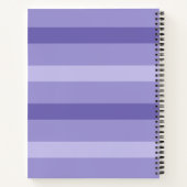 Carnet Funny Indigo Violet Colorblock Souffrant seul (Dos)