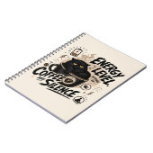 Carnet Funny Introvert Black Cat Notebook (Côté gauche)