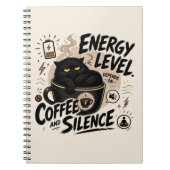Carnet Funny Introvert Black Cat Notebook (Devant)