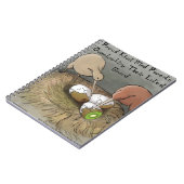 Carnet Funny Kiwi Birds Tending Their Fruit (Côté gauche)