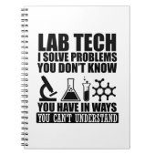 Carnet Funny lab tech cite un technicien de laboratoire (Devant)
