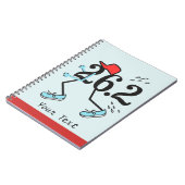 Carnet Funny Marathon Runner 26.2 - Cadeaux pour coureurs (Côté gauche)