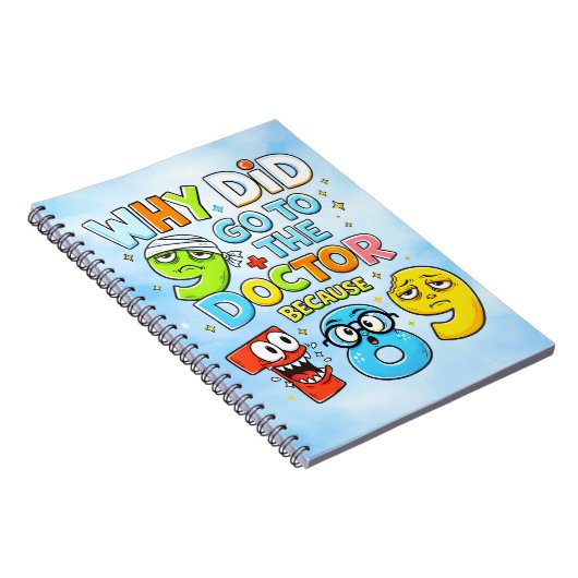 Carnet Funny Math Joke Numbers Notebook for Kids (Côté Droit)