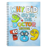 Carnet Funny Math Joke Numbers Notebook for Kids (Devant)