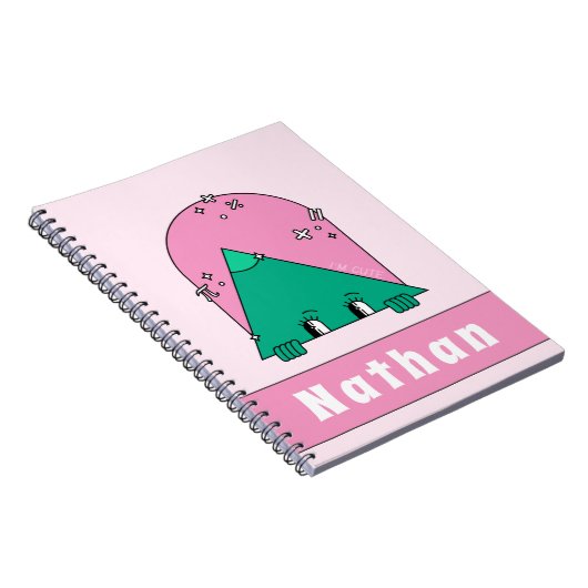 Carnet Funny Math Objet Triangle mignon Enfants personnal (Côté Droit)