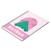 Carnet Funny Math Objet Triangle mignon Enfants personnal (Côté gauche)