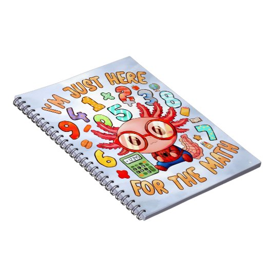 Carnet Funny Math Quote Notebook for Kids (Côté Droit)