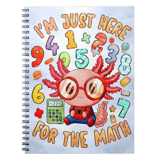 Carnet Funny Math Quote Notebook for Kids (Devant)