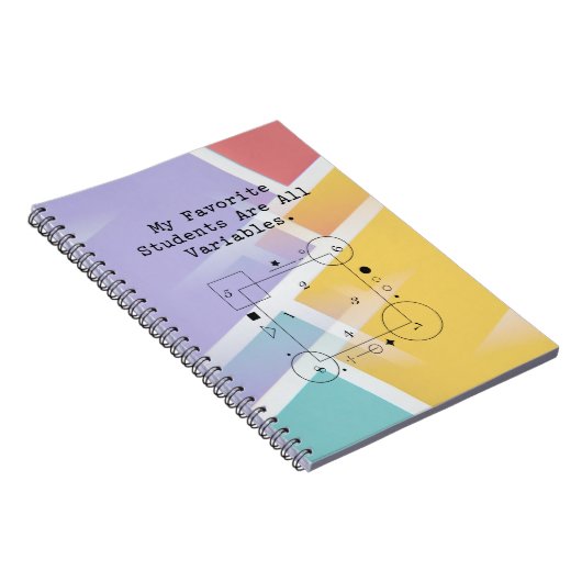 Carnet Funny Math Teacher Humor | Variable Students (Côté Droit)