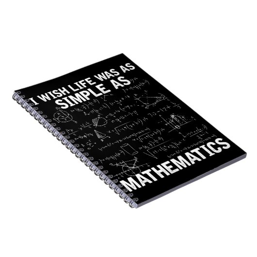 Carnet Funny Math Teacher Mathematics Nerd (Côté Droit)