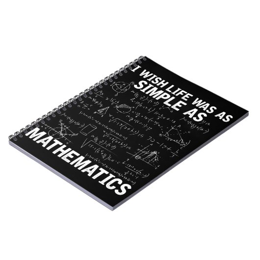 Carnet Funny Math Teacher Mathematics Nerd (Côté gauche)