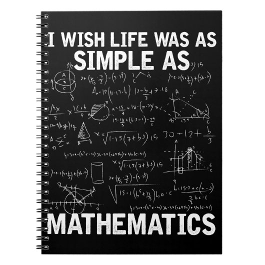 Carnet Funny Math Teacher Mathematics Nerd (Devant)