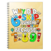 Carnet Funny Maths Numbers Notebook for Primary School (Devant)
