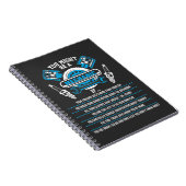 Carnet Funny Mechanic Garage Atelier Technicien (Côté Droit)