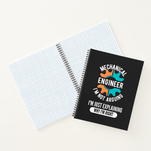 Carnet Funny Mechanical Engineer, Mechanical Engineering (Intérieur)