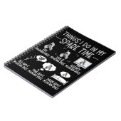 Carnet Funny Mountain Vélo Lover VTT Humour Vélo (Côté gauche)