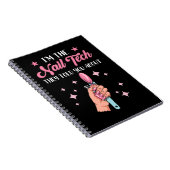 Carnet Funny Nail Tech Emlpoyee Manicure Coworker (Côté Droit)