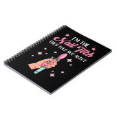 Carnet Funny Nail Tech Emlpoyee Manicure Coworker (Côté gauche)