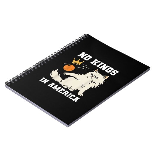 Carnet Funny No Kings in America Retro Classic Style (Côté gauche)