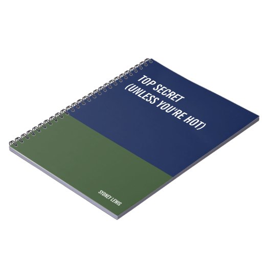 Carnet Funny Notebook, Humorous Writing Pad Journal, Note (Côté gauche)