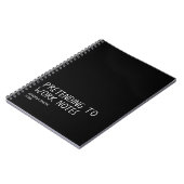 Carnet Funny Office Notebook, Pretending to Work Notes (Côté gauche)