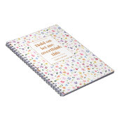 Carnet Funny Overthink This Quote Floral Personalized (Côté Droit)