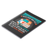 Carnet Funny Pharmacy Pharmacie Profession Médecine (Côté gauche)