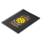 Carnet Funny Pickleball (Côté gauche)