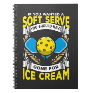 Carnet Funny Pickleball Player Servez Sport Sarcastique