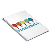 Carnet Funny Pickleball Retro Vintage (Côté Droit)