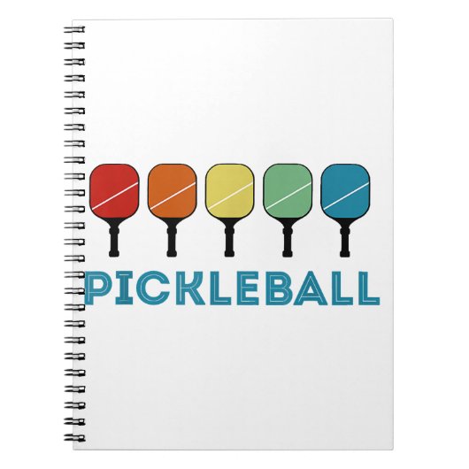 Carnet Funny Pickleball Retro Vintage (Devant)