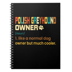 Carnet Funny Polish Greyhound Vintage