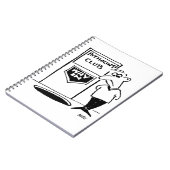 Carnet Funny Potholing Club Entrée dans le caricature du  (Côté gauche)