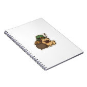 Carnet Funny Pug St.Patrick's Day (Côté Droit)