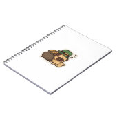 Carnet Funny Pug St.Patrick's Day (Côté gauche)