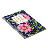 Carnet Funny Quote Office Meeting Floral Personalized (Côté Droit)