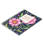 Carnet Funny Quote Office Meeting Floral Personalized (Côté gauche)