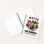 Carnet Funny Regardez les oiseaux Shutterbugs Birding Bir (Intérieur)