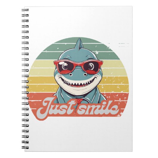 Carnet Funny requin invitation vous sourire (Devant)