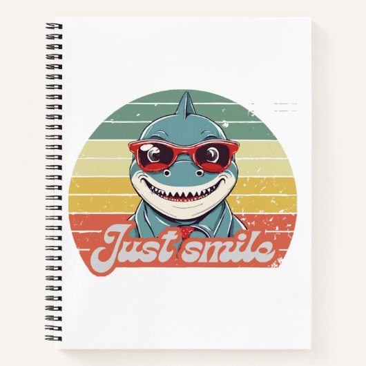 Carnet Funny requin invitation vous sourire (Devant)